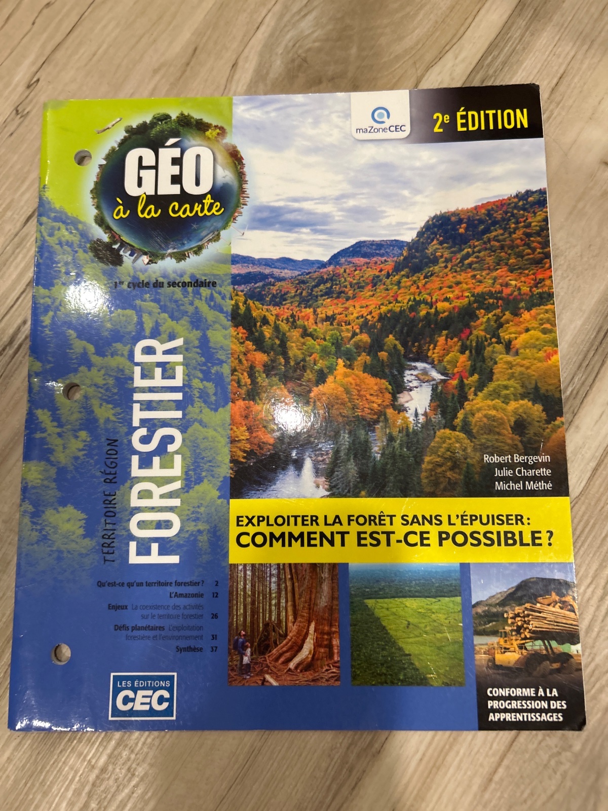 Manuel scolaire Géographie