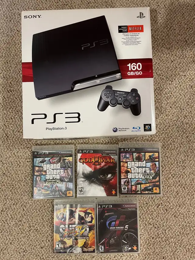 Console PS3 et jeux