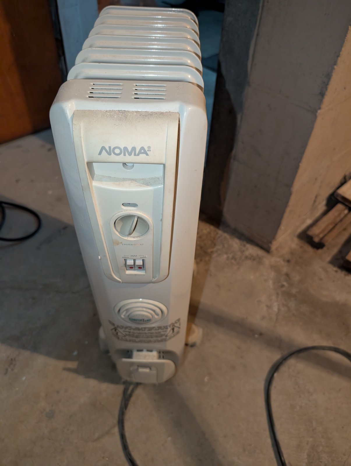 Radiateur électrique portatif NOMA