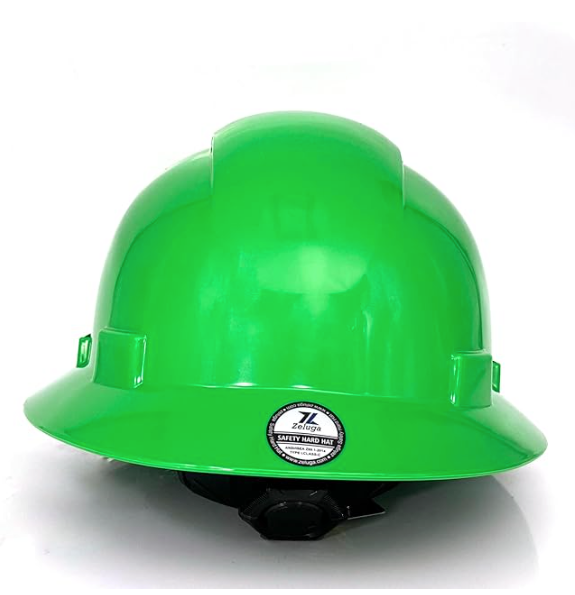 Casque de sécurité vert